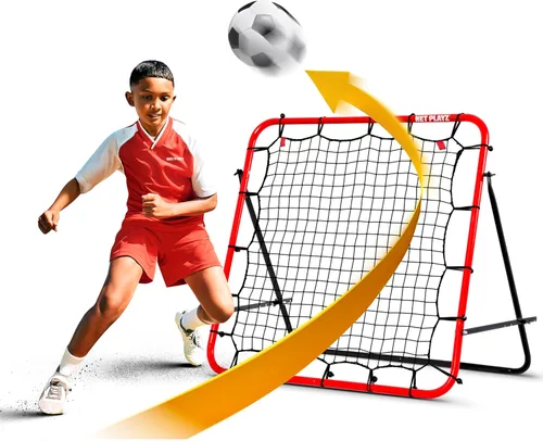 Equipo de entrenamiento de fútbol, Kickback de 3.3 x 3.3 pies, regalos de entrenamiento de fútbol, ayudas y equipo para niños, adolescentes y todas