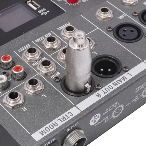 Miniatura 3 de Paquete de 3 adaptadores RCA hembra a XLR de 3 pines, convertidor de género cambiador de audio, adaptador XLR a RCA para amplificador mezclador