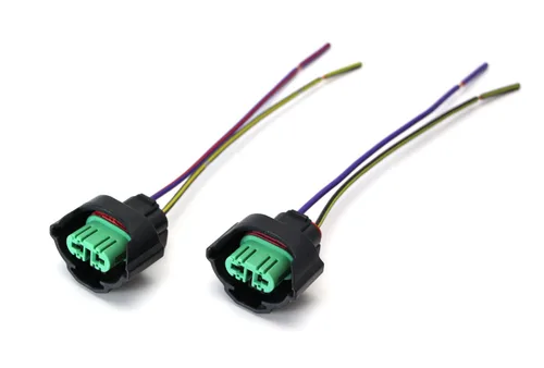 Miniatura 9 de iJDMTOY OEM H11 H8 adaptadores hembra arnés de cableado con conectores de cable de 4 pulgadas compatibles con faros delanteros o luces antiniebla