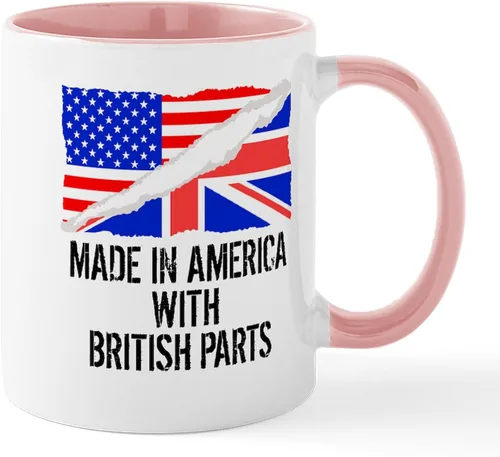 Miniatura 28 de CafePress British American Translations Taza de café de cerámica (11 oz)
