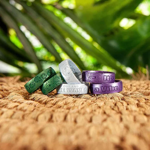 Miniatura 21 de Enso Rings Colección de anillos de silicona Lilo & Stitch de Disney, diseño cómodo y flexible