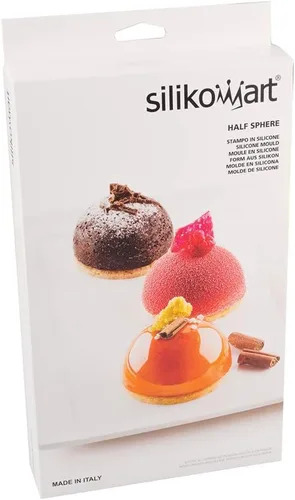 Miniatura 2 de Silikomart Molde de media esfera, naranja, 1.181 in