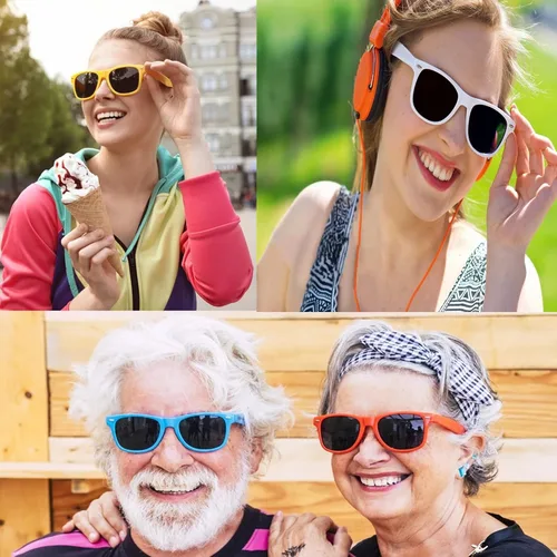 Miniatura 2 de Eyegla Gafas de sol al por mayor a granel para adultos, recuerdos de fiesta, tonos clásicos retro