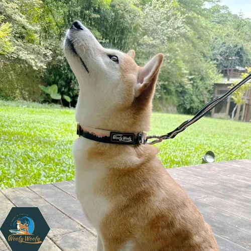 Miniatura 6 de Martingale - Collar de perro sin hebilla, a prueba de escapes, collar de perro de entrenamiento de seguridad, estampado de bosque, crepúsculo