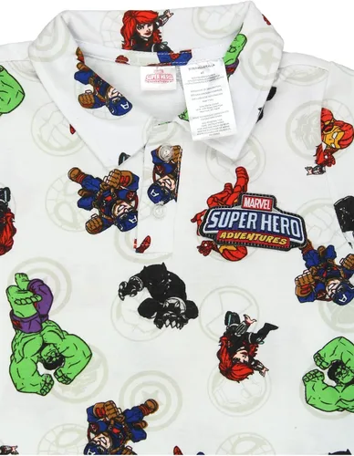 Miniatura 8 de Marvel Super Hero Adventures - Camisa polo con cuello para niños pequeños