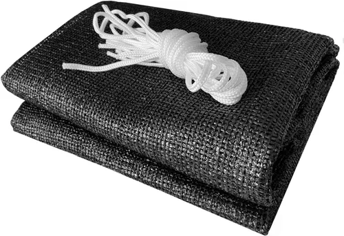 Miniatura 6 de Alion Home Tela 40% de protección solar con ojales, red de jardín, cubierta de sombra para plantas de jardín y patio, color negro (6 x 4 pies)