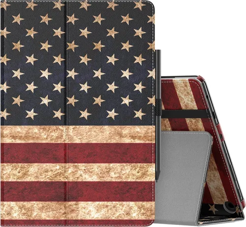 Miniatura 35 de MoKo - Funda para tablet Kindle Fire HD 10 y 10 Plus (11.ª generación, versión 2021), diseño delgado y plegable con función de encendido y apagado
