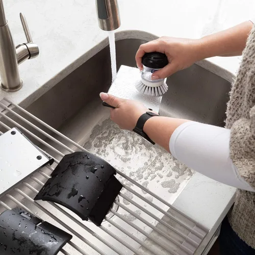Miniatura 6 de Qdos Safety Protector adhesivo de aluminio para estufas – Complementa diseños modernos de cocina – Se adapta a estufas y la mayoría de estufas