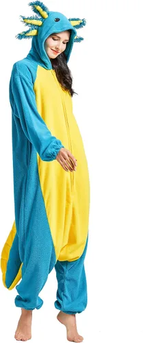 Miniatura 4 de DELEY Unisex One Piece Animal Kids Onesie, Animal Pajamas Halloween Cosplay Costume for Women and Mens Parent-Child Sleepwear