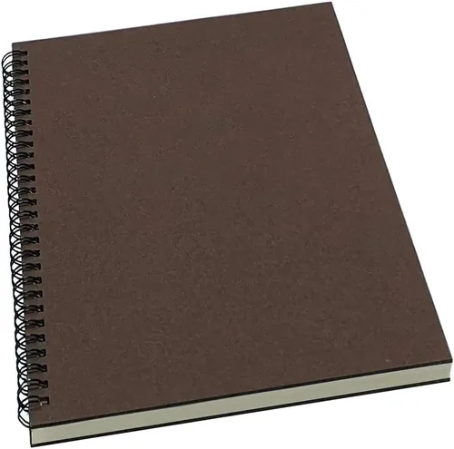 Miniatura 8 de YUREE - Cuaderno en espiral/Diario en espiral rayado, cuaderno con tapa dura de papel kraft marrón B5, alambre encuadernado, 70 hojas (140 páginas)