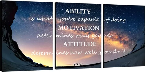 Miniatura 26 de Arte de pared motivacional para oficina, lienzo inspirador, arte de pared, póster de ajetreo, impresión de cita de empresario, pintura de pared, 3