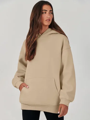 Miniatura 4 de ANRABESS Womens Oversized Hoodies Fleece Sweatshirts Long Sleeve Hooded Pullover Winter Clothes with Pocket