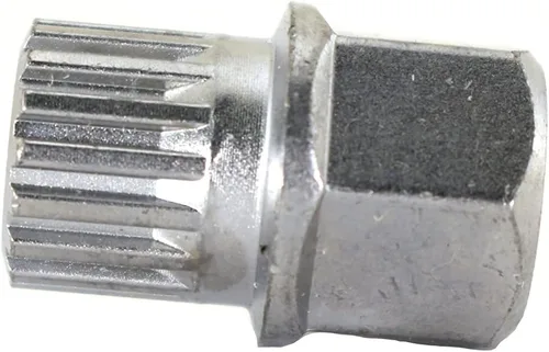Miniatura 22 de TEMO Llave de extracción de tornillo de tuerca de bloqueo de rueda de 11/15Pt Socket antirrobo S3054 para vehículos BMW