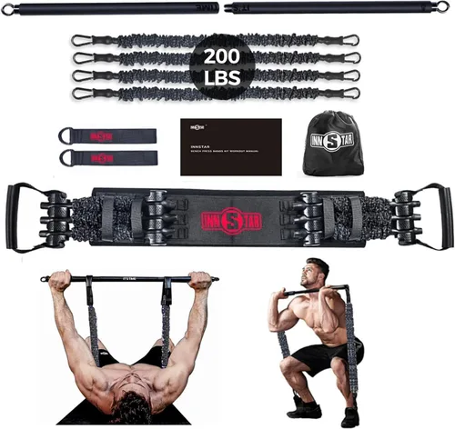 Miniatura 16 de INNSTAR Asas de Cable para Equipo de Gimnasio, Mangos de Banda de Resistencia con Empuñaduras de Núcleo Sólido de ABS, Mango de Cable en D, Asas