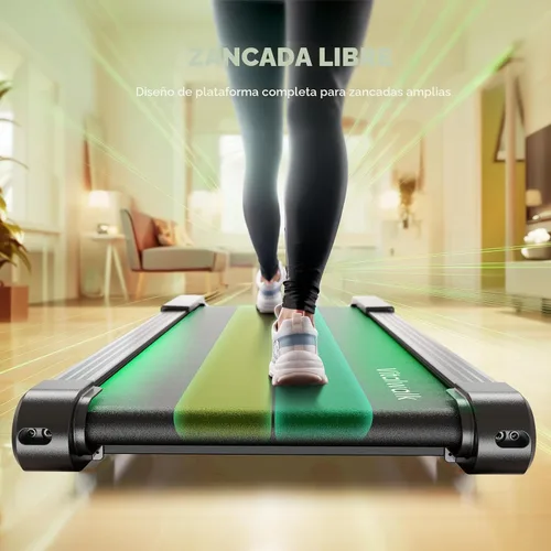 Miniatura 3 de Vitalwalk Walking Pad Treadmill with Incline, Full Deck 15% Auto Incline, Portable Under Desk Treadmills for Home Office, 350LBS, 3.0HP Brushless