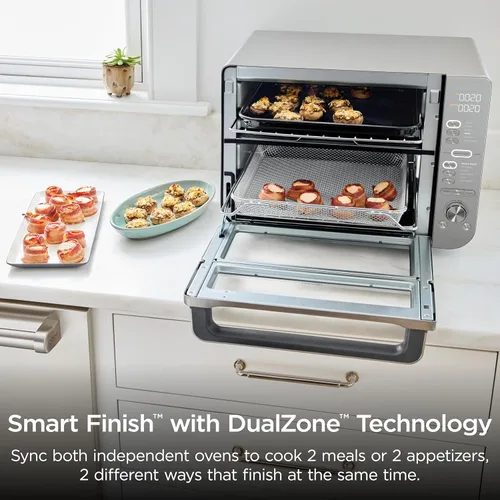 Miniatura 3 de Ninja Horno de encimera Double Stack XL y freidora de aire con sistema Pro Cook