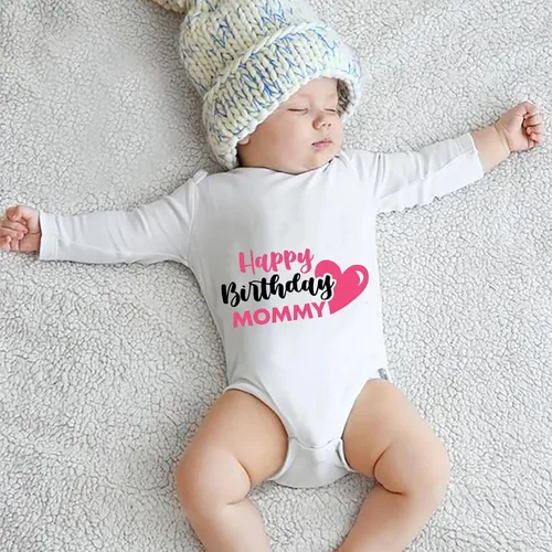 Miniatura 3 de I'm Not Spoiled My Grandma Just Loves Me Romper for Boy Long Sleeve Baby Girls Bodysuits