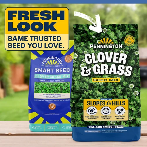 Miniatura 8 de Pennington Smart Seed - Mezcla de trébol y césped, 7 libras