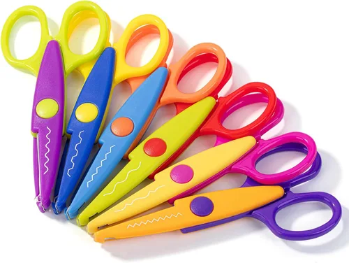 Miniatura 18 de Mr. Pen Tijeras para manualidades, borde decorativo, paquete de 6, zigzag, álbum de recortes, elegante, patrón, diseño