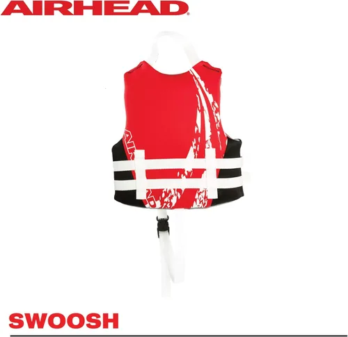 Miniatura 3 de Airhead Swoosh Kwik-Dry Neolite Life Jacket, US Coast Goard Approved Type III Life Jacket, Adult and Youth Sizes Rojo