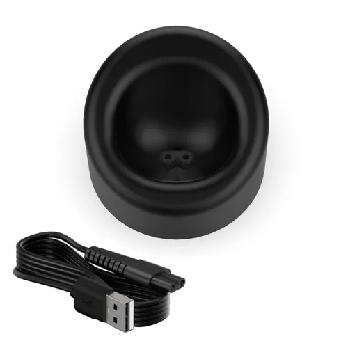 Miniatura 7 de Cargador de repuesto para cargador MANSCAPED 2.0/3.0 con cable de alimentación de 1.5M, base de soporte de carga inalámbrica para cortadora