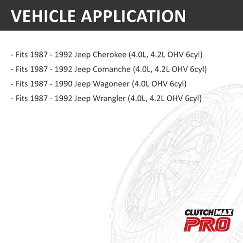 Miniatura 2 de PRO Performance Stage 1 Placa de disco de embrague con herramienta de alineación compatible con Jeep Cherokee Wagoneer 1987-1990 1987-1992 Comanche
