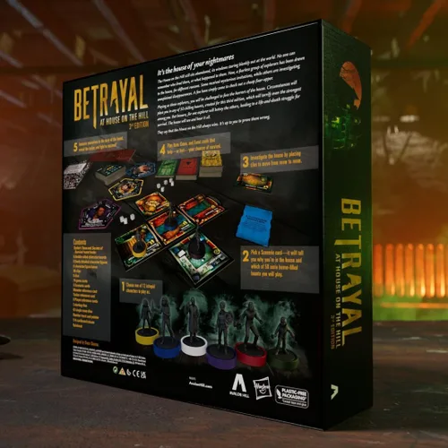 Miniatura 11 de Avalon Hill Hasbro Gaming Betrayal at The House on The Hill - Juego de mesa cooperativo de 3ª edición, para edades de 12 años en adelante, 3-6