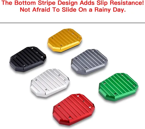 Miniatura 8 de Soporte de soporte lateral para motocicleta, soporte para placa ampliadora (para vehículo Kawasaki) Z900 RS Z650 RS Z1000 SX NINJA650 ZX-6R ZX-10R