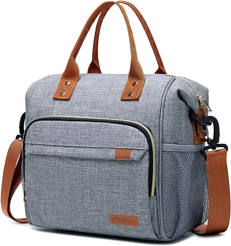 Miniatura 27 de TuErCao - Linda lonchera con forma de fresa para mujeres; bolsas de almuerzo para el trabajo, lonchera pequeña con aislamiento para pícnic, viaje