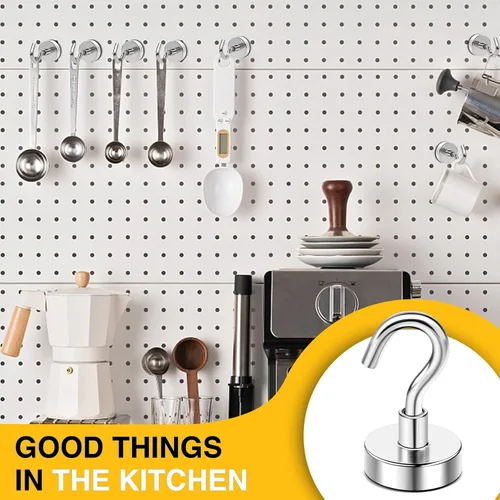 Miniatura 6 de Diymag Ganchos magnéticos en S, fuertes y resistentes, 30 lb de capacidad, para crucero, aula, refrigerador, cabañas, parrilla, cocina, garaje