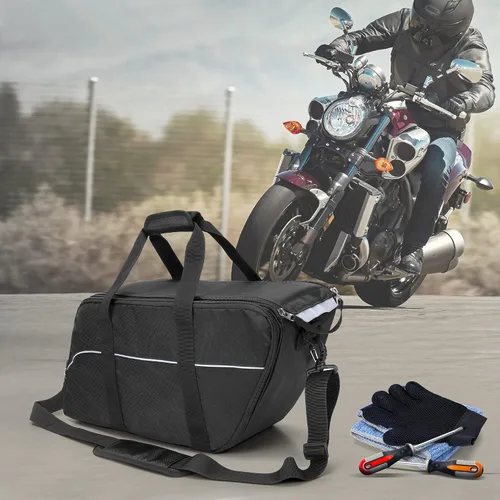 Miniatura 7 de HODRANT Forros para alforjas, organizador de alforja de viaje para motocicleta compatible con Harley Davidson 1993-2022 Touring Road Glide/Street