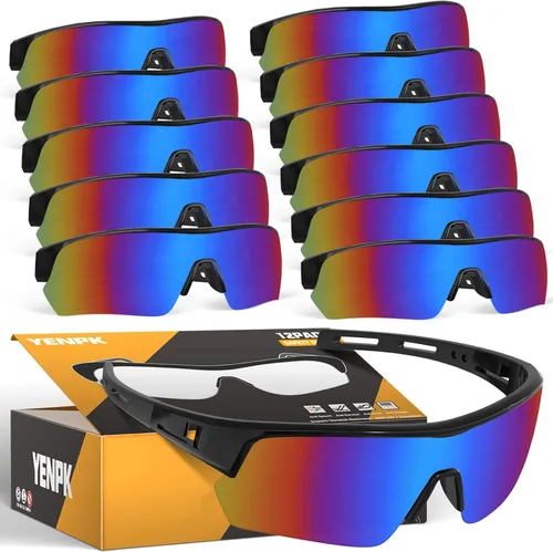 Miniatura 8 de Gafas de seguridad tintadas para hombres y mujeres, gafas de seguridad resistentes a los impactos, protección ocular ANSI Z87.1+ UV400, antiarañazos