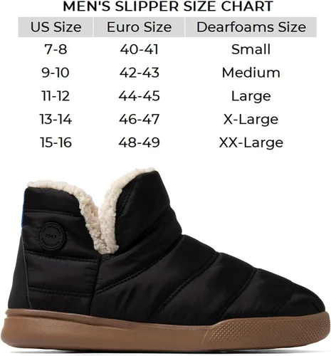 Miniatura 5 de Dearfoams Botín deportivo Bryant de nailon con espuma viscoelástica para hombre