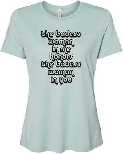 Miniatura 19 de Cute Women's Screen Printed Crew Neck Tee, Shirts With Sayings, Dusty Blue or Olive