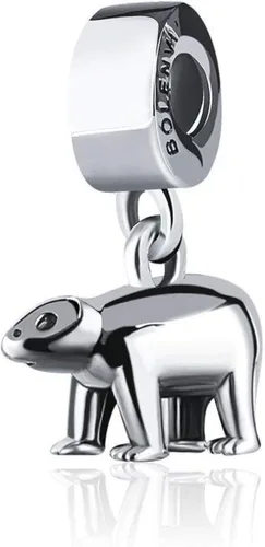 Miniatura 3 de Bolenvi - Colgante de plata de ley 925 diseño de oso polar para pulseras o collares