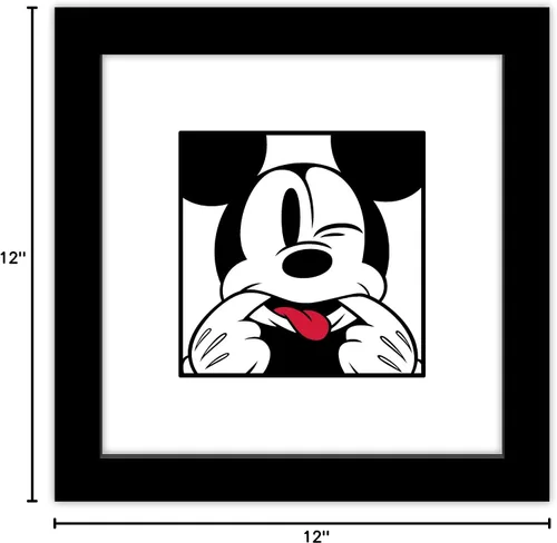 Miniatura 3 de Trends International Gallery Pops Disney Mickey Mouse - Mickey Expressions - Póster de pared de cara divertida, 12 x 12 pulgadas, versión enmarcada