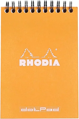 Miniatura 18 de Rhodia Bloc de notas encuadernado con alambre, A4, punto - negro (185039C)