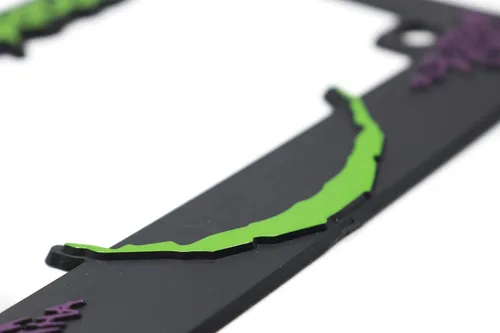 Miniatura 4 de ¿Por qué tan serio? Marco de matrícula 3D para motocicleta Joker 1 paquete de cubierta de matrícula de motocicleta Soporte universal para placa