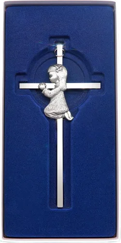Miniatura 7 de CHIMUYU Decoración de pared con cruz para niño y niña, regalos de bautismo para niños, niñas, niños, bautizo, primera comunión, baby shower