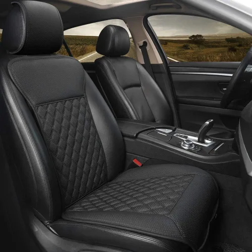 Miniatura 9 de Black Panther Funda para asiento de automóvil, protector de automóvil de lujo, funda universal antideslizante para asiento del conductor con 1