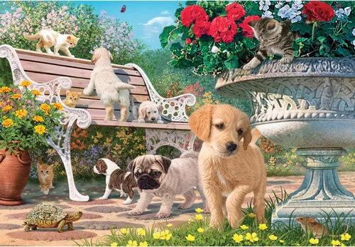 Miniatura 7 de Anatolian Puzzle - Gatos en la playa, rompecabezas de 260 piezas, #3322, marrón/a