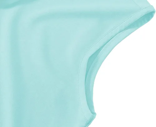 Miniatura 5 de BGOWATU Camisetas polo de golf para mujer, sin mangas, cuello en V, sin cuello, protección UV, secado rápido, ligeras