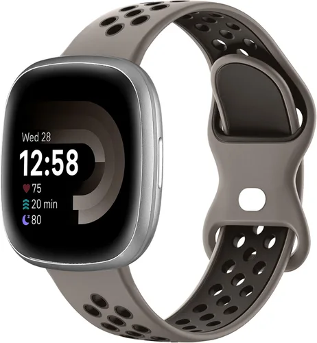 Miniatura 14 de Maledan Correas deportivas transpirables para Fitbit Versa 3/4, Sense/Sense 2, correas de repuesto para hombres y mujeres, accesorios para relojes