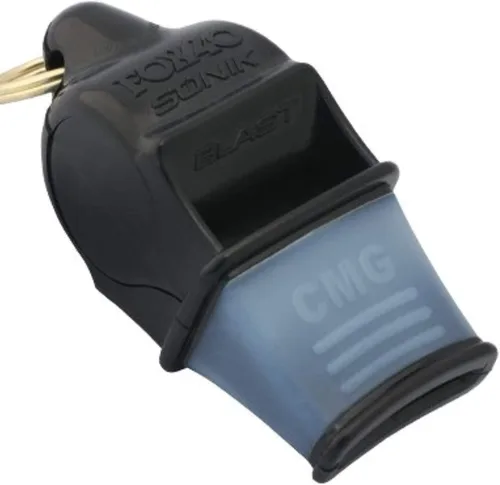 Miniatura 4 de Fox 40 Sonik Blast CMG - Silbato oficial con cordón Break Away (negro)