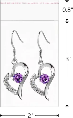 Miniatura 2 de Pequeñas bolsas de celofán transparente de 2 x 3, 500 bolsas autosellantes de 1 mil OPP bolsas de plástico para joyas, aretes, caramelos, panadería