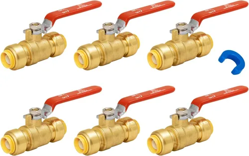 Miniatura 20 de Válvula de cierre de bola de 1 pulgada, Válvula de bola de 1 pulgada SUNGATOR, Accesorios de cierre de agua de conexión por presión, Accesorios