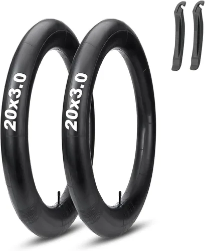 Miniatura 10 de MOHEGIA Fat Bike - Tubos interiores para bicicleta eléctrica de 20 x 3.0/20 x 4.0/26 x 3.0/26 x 4.0 pulgadas, goma butílica premium, válvula