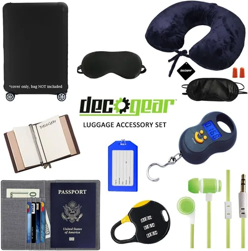 Miniatura 9 de Samsonite Omni - Juego de 3 piezas con accesorios para equipaje Azul Caribe Equipaje rígido con ruedas