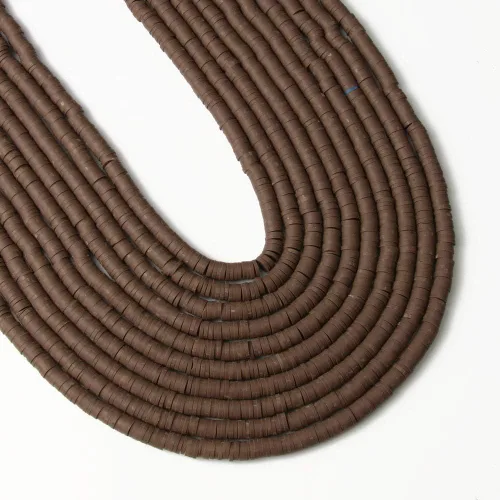 Miniatura 14 de 3600 cuentas de arcilla azul mixta para hacer pulseras, 10 hebras planas redondas de arcilla polimérica disco de 0.236 in espaciador Heishi cuentas