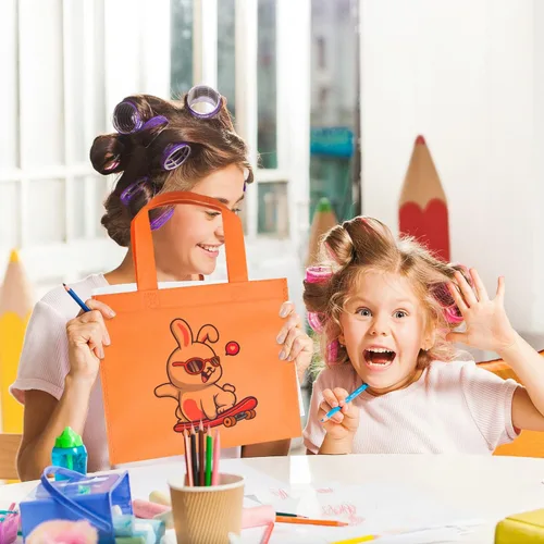 Miniatura 6 de SPERPAND 30 bolsas de regalo pequeñas con asas, bolsa de regalo de vacaciones, bolsas de regalo de fiesta, bolsas de regalos para niños, cumpleaños